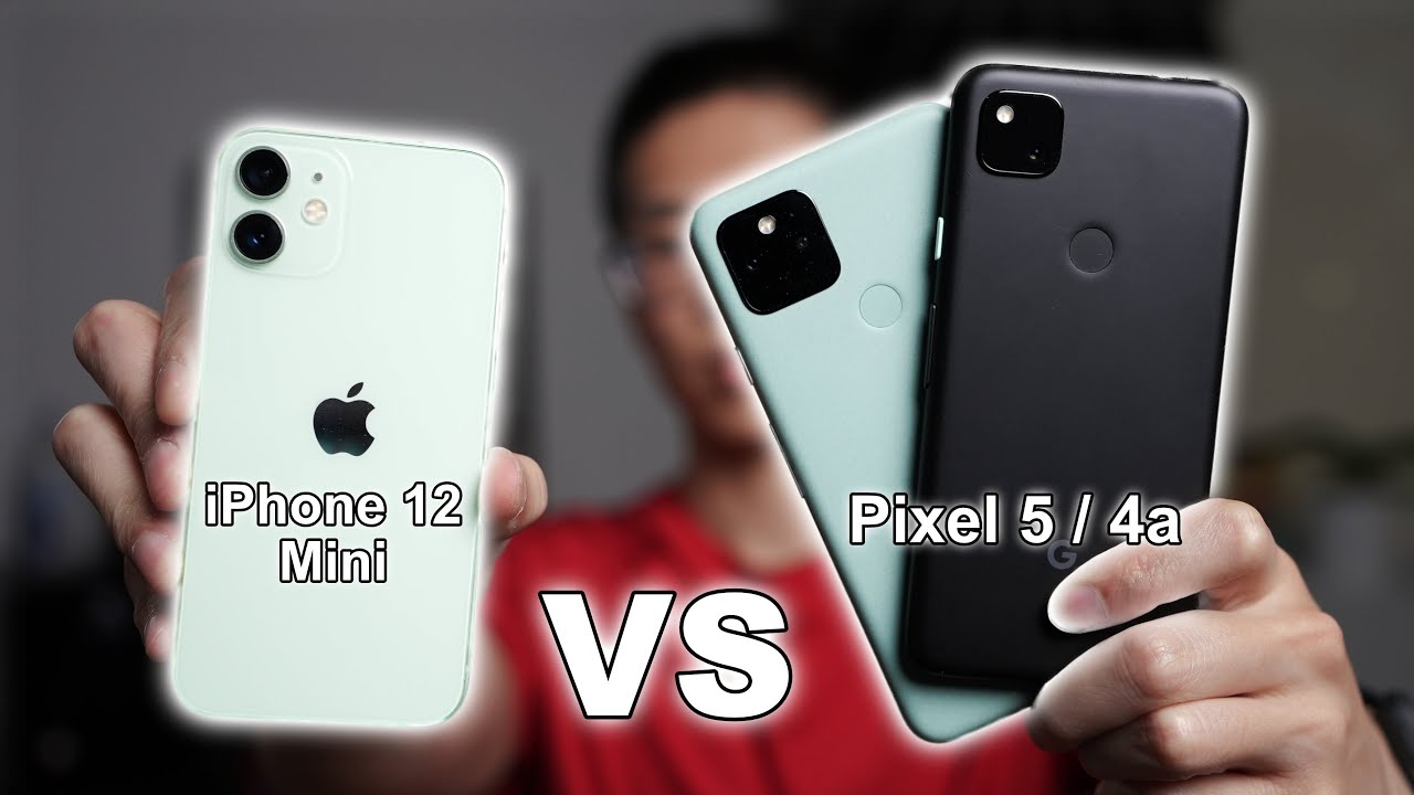 iPhone 12 Mini vs Pixel 4a vs Pixel 5 Simple Comparison Review