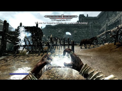 Elder Scrolls V  Skyrim - The battle for fort Sungard