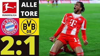 Bayern wins the classic! FC Bayern Munich vs. Borussia Dortmund 2:1 ALL GOALS ALL HIGHLIGHTS