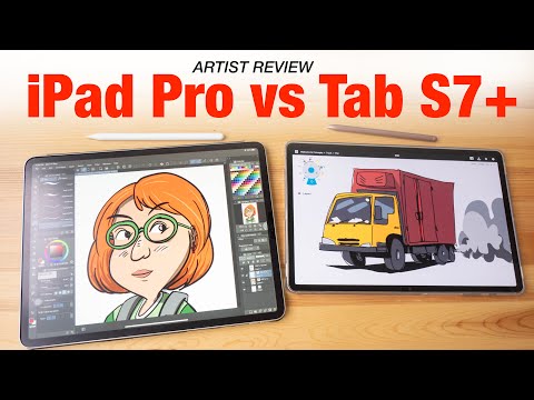 iPad Pro vs Tab S7+ (Artist Review)