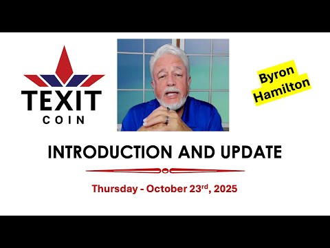 TexitCoin Intro with Byron Hamilton 10/23/25
