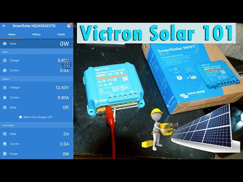 Victron Energy Smart Solar Charge Controller for beginners