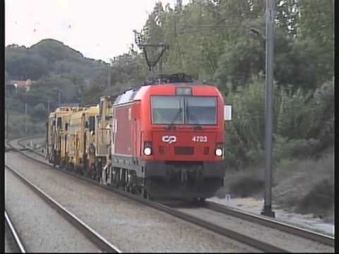 Comboio Especial nº 95226 - CP 4723 + Atacadeiras em Canal Caveira - 26 Set 2014