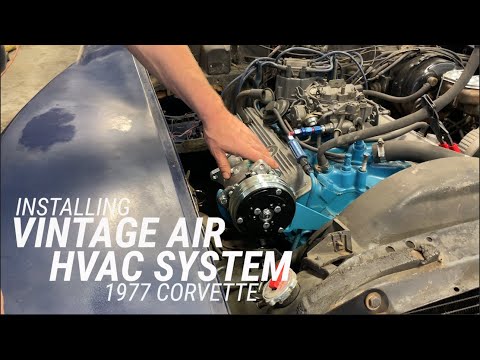 Installing Vintage Air HVAC System C3 1977 Corvette