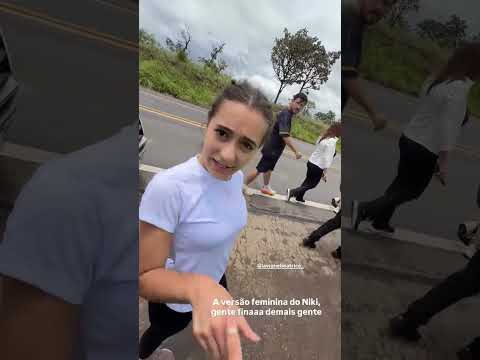 IRMÃ DO NIKOLAS FERREIRA VAI NA CAMINHADA