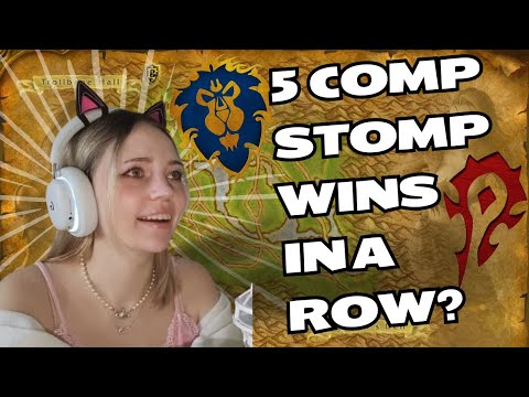 WoW PvP can actually be fun! 5 comp stomp battleground wins in a row??