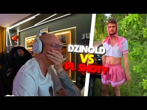 DZINOLD ogląda ŚMIESZNE SHOTY POLSKICH STREAMERÓW
