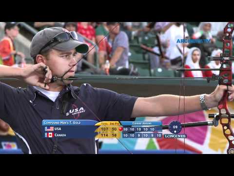 USA v Canada – compound men’s team gold final | Ogden 2011 Archery World Cup stage 3