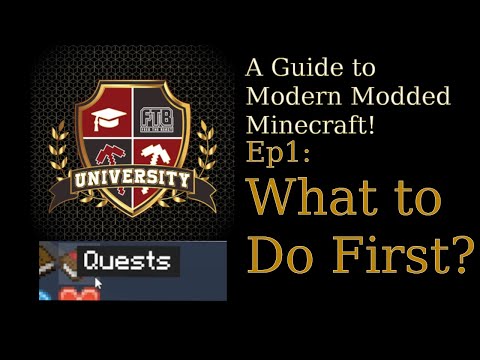 Tips for Starting Out | FTB University 1.19 Tutorial Ep.1
