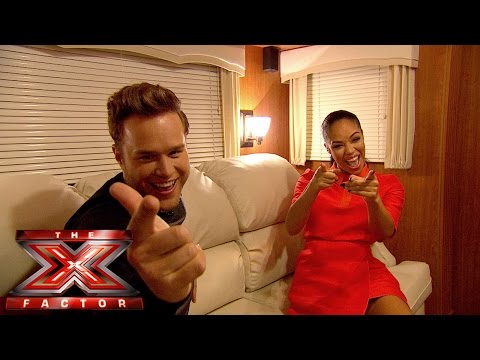 Sarah-Jane gives us an Exclusive Tour around Olly Murs' Winnebago | The Xtra Factor UK 2014