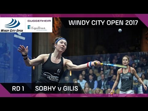 Squash: Sobhy v Gilis - Windy City Open 2017 Rd 1 Highlights