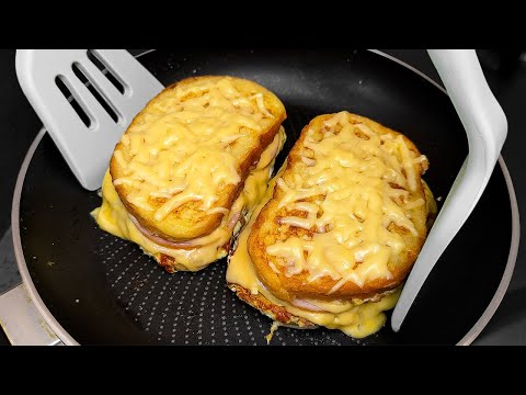 Das beste Frühstück in nur 5 Minuten! Meine Familie liebt diese Sandwiches! Wir kochen jeden Morgen