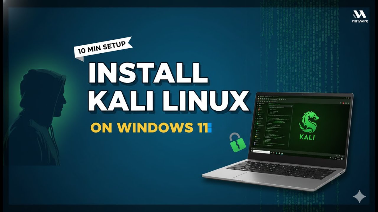 Kali Inside Windows 11! | Run Kali Linux in VMware (Full Setup)
