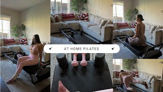 VLOGMAS DAY 6: At-Home Pilates Workout! 🧘‍♀️🎄