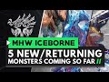 5 New/Returning Monsters Coming in Monster Hunter World Iceborne