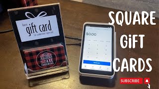 How To Use Gift Cards With A Square Terminal | Point of Sale