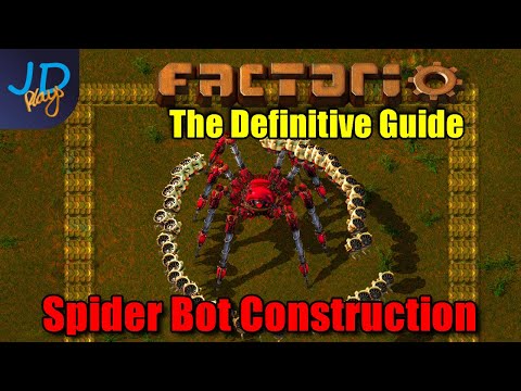Spider Bot Construction ⚙️ Factorio 1.0 Guide For New Players ⚙️ Ep32 Walkthrough
