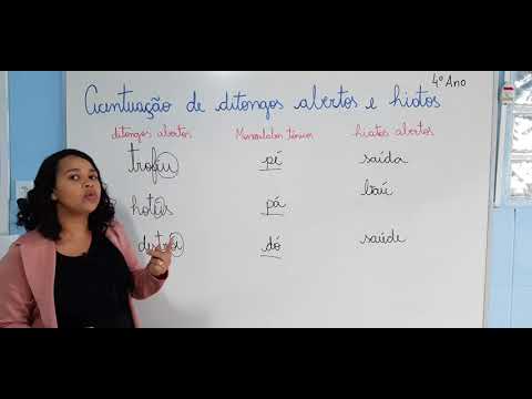 Acentuação de ditongos abertos e hiatos. 4°Ano #05