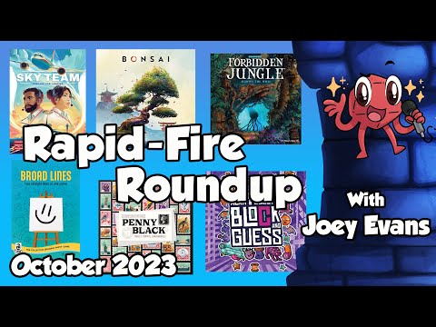 Rapid Fire Roundup with Joey Evans - October