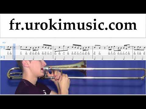 Cours de Trombone DJ Khaled, Justin Bieber - No Brainer Tuto Partitions um-ih829