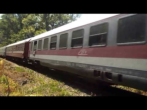 Locomotiva GM 64-1264-2 cu trenul IR1931 la intrare inVadul Crisului