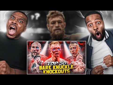 I CANT BELIEVE THIS IS REAL🤯🤯...Top 50 Most Brutal Bare Knuckle Knockouts Ever(Reaction)