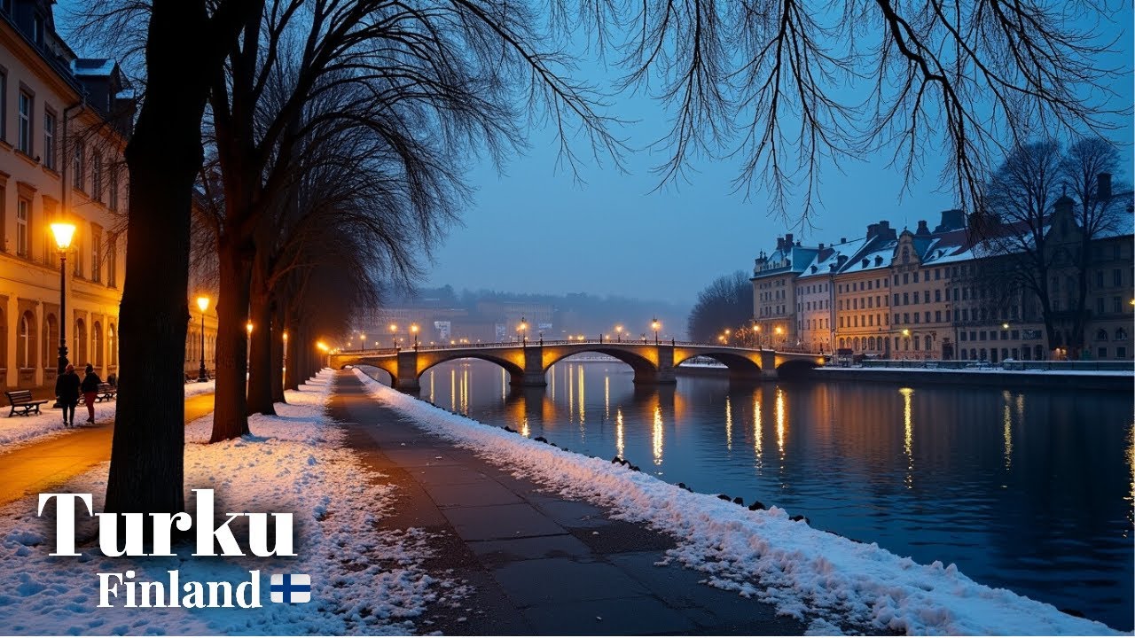 Turku, Finland Walking Tour 4K: Discover the Finland’s Oldest City