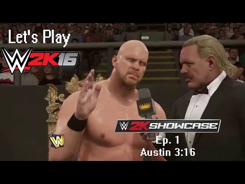 WWE 2K16 - 2K Showcase "Austin 3:16" [Part 1] Jake "The Snake" Roberts Vs "Stone Cold" Steve Austin