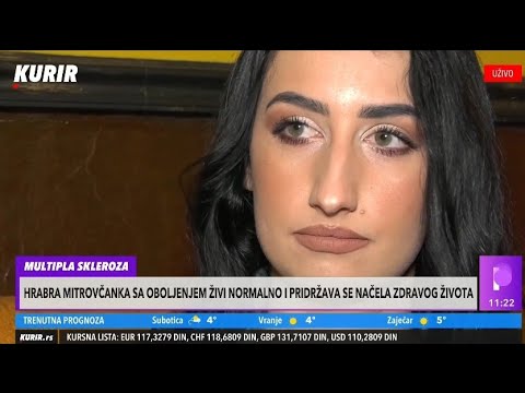 ŽIVOT SA MULTIPLA SKLEROZOM - KURIR TV  - Jelena Malić -