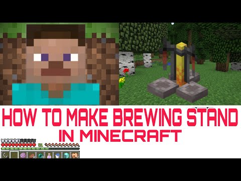How to Make Brewing Stand in Minecraft|minecraft bedrock|minecraft brewing Stand|java#shorts