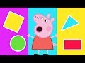 Peppa Pig Learn Shapes For Kids Learn Shapes With Peppa Pig Learning With Peppa Pig
