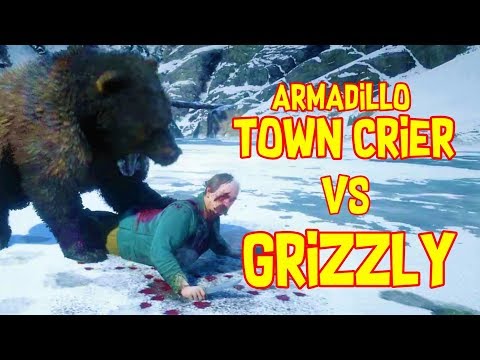 red dead redemption 2  TOWN CRIER VS GRIZZLY