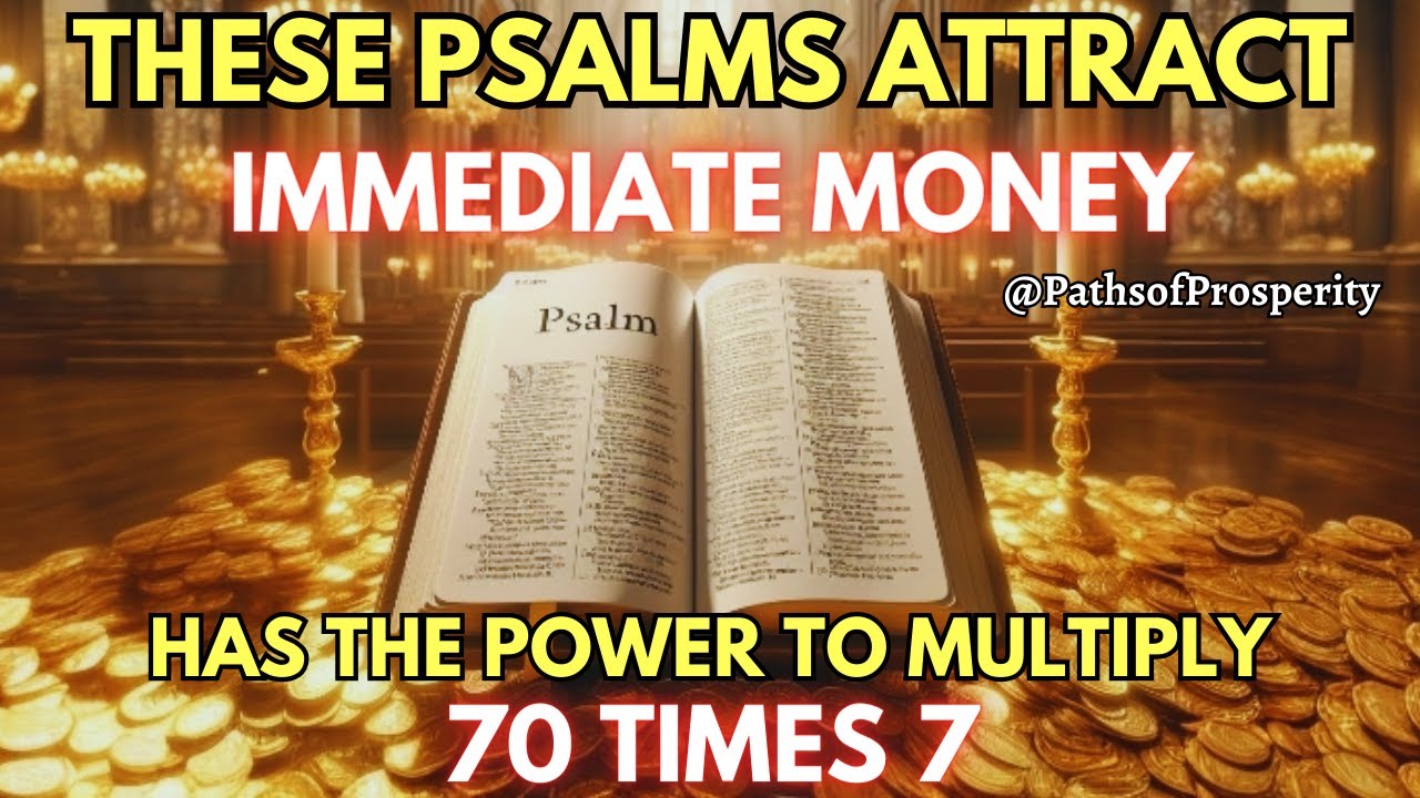 🌟THE 7 PSALMS THAT ATTRACT IMMEDIATE WEALTH 💲MULTIPLY YOUR MONEY 70X7 💰PREPARE AND TRUST💲💲💲