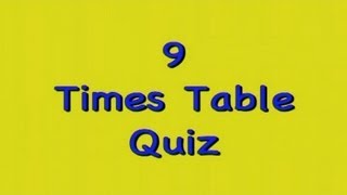 Kidzone - Nine Times Table Quiz