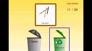 Environmental Game for Kids (Recycling) - Sort Your Waste