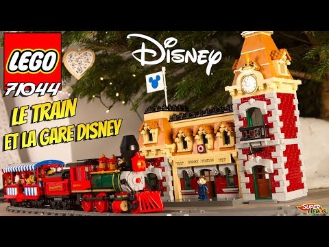 Vidéo LEGO Disney 71044 : Le train et la gare Disney