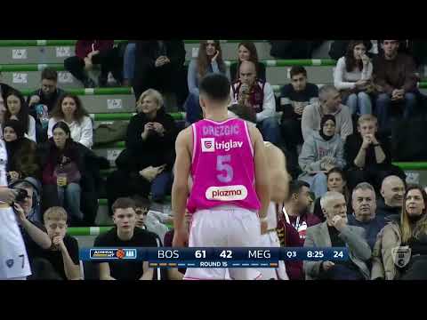 AdmiralBet ABA League 25/26, extended HL, Round 15: Bosna BH Telecom - Mega Superbet (18.1.2026)