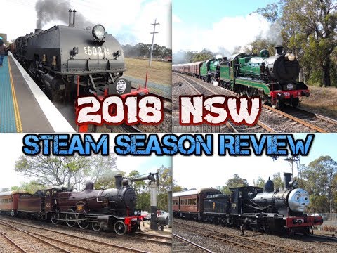 NSW Steam Season Review 2018 - NSW Steam Locomotives in 2018