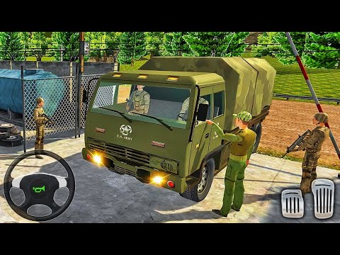 US Army Offroad Military Transport Driving - Army Truck Driver Simulator - Android Gameplay