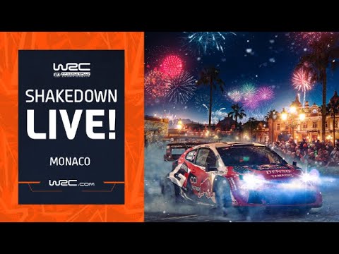 🔴 Shakedown LIVE | WRC Rallye Monte-Carlo 2026