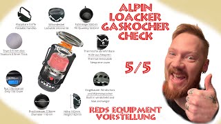 Ausrüstungs Vorstellung Alpin Loacker Camping Gaskocher Set | Red84