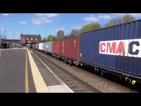 Freightliner Class 66 Passing Through Small Heath (19/4/16)