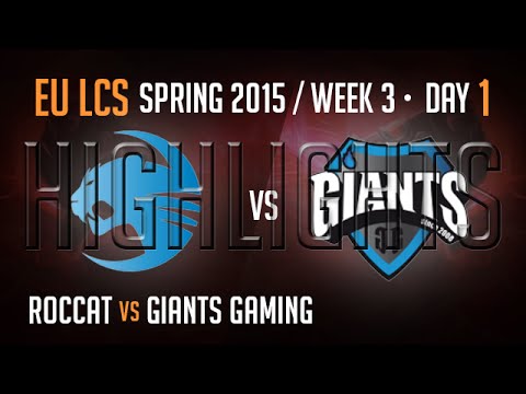 Roccat vs Giants (Highlights) S5 EU LCS Week 3 Day 1 Game 4 | ROC vs GIA W3D1G4