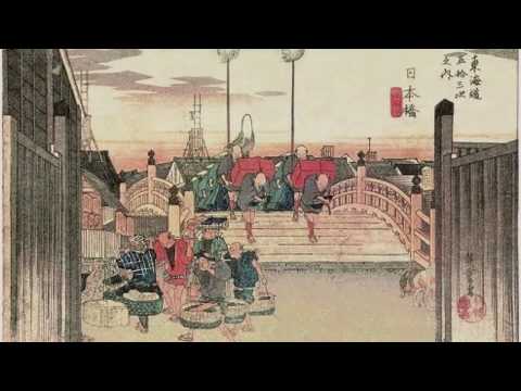 Healing Music: Old Japanese court music. Ukiyoe/Hiroshige UTAGAWA. Part1.