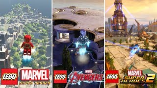 Open World Evolution in LEGO Marvel Videogames (2013 - 2017)