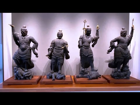 言語文化学科 四天王像 お迎えの様子（奈良大学 令和館）　その２
