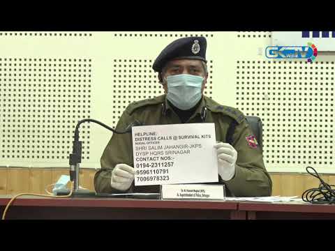 Srinagar police establishes helplines as admin tightens lockdown