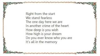 Kim Carnes - Crimes of the Heart Lyrics