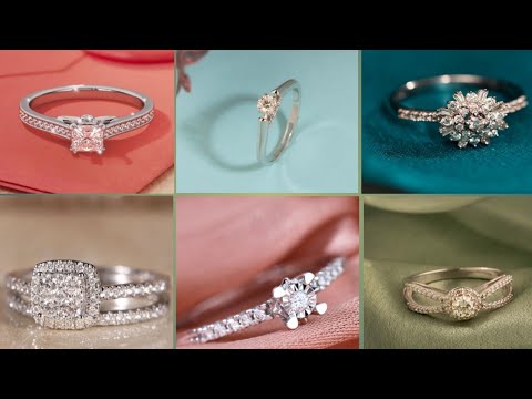 Latest White Gold Ring Designs with Weight and Price | Bridal Ring Collection| SV Drawings
