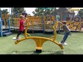 Stand-up seesaw